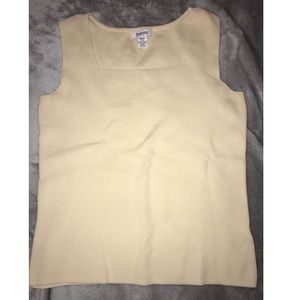 Square neck Fitted Tank top